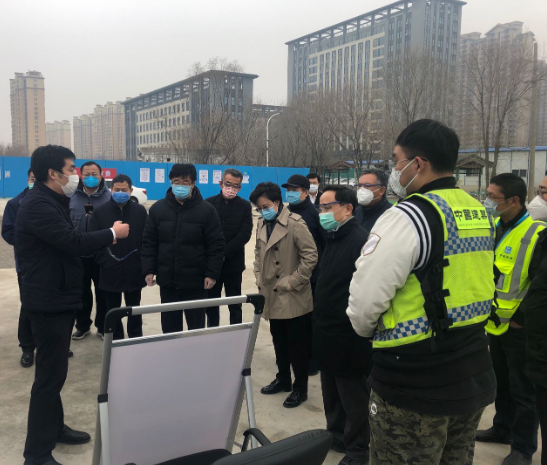 馬澤平陪同中國人民大學(xué)黨委書記、校長檢查中國人民大學(xué)通州新校區(qū)項(xiàng)目疫情防控、工程